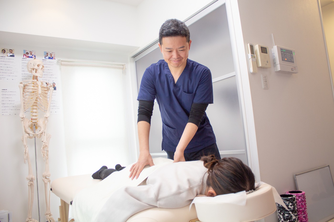 整体院の診療風景